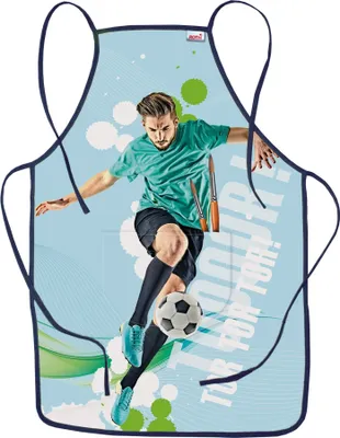 Produktbild von Kinderschürze, ca. 40x60 cm, zum Malen und Basteln, 100% Polyester, Fußball-Star