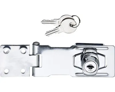 Produktbild von Alberts Sicherheits-Überfalle abschließbar, chromatiert 100 x 41,5 mm