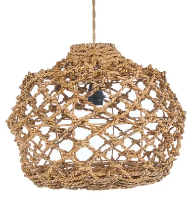 Immagine prodotto di Bazar Bizar Lampada a sospensione in foglia di banana marrone 45x45x35 cm