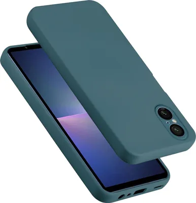 Image de Cadorabo Housse pour Sony Xperia 5 V Housse en silicone Housse pour téléphone mobile Case en silicone liquide, résistant aux rayures et aux chocs pour Sony Xperia 5 V