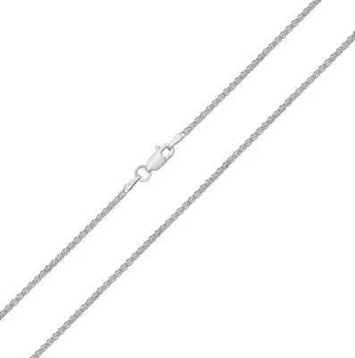 Produktbild von 925 Sterling Silber Damen - Haferkorn Kette - 46cm; TRS16803L18