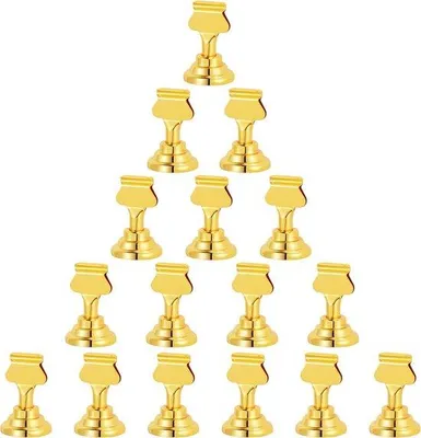 Produktbild von Goldene Tischkartenhalter für Fotos, Visitenkarten und Notizen bei Veranstaltungen