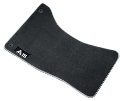 Zdjęcie produktu dla 2x Oryginalne welurowe dywaniki tekstylne Audi Premium FRONT Audi A5 8T Sport + Cabrio