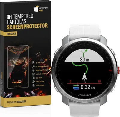Produktbild von 6x 9H Hartglas für Polar Grit X Smart Watch Displayschutz Panzerfolie Schutzglas KLAR Panzerglas Schutzfolie