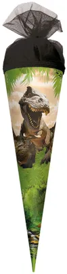 Produktbild von Geschenk-Süßigkeitstasche Tyrannosaurus 35 cm mit Tüllverschluss