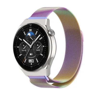Produktbild von Strap-it Milanese - Kompatibel mit Huawei Watch GT 3Armband 46mmHochwertiger Edelstahlhuawei watch elegant Armband mit Magnetverschluss für 22mmArmband Bunt