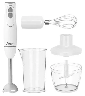 Obrázek produktu pro Sada tyčového mixéru Argon s příslušenstvím, bílá barva - 1000 W