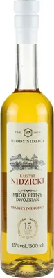 Produktbild von Kasztel Nidzicki Dwojniak Honig (Halber) 0,5L | Met Honigwein Metwein Honigmet | 500 ml | 16% Alkohol | Miody Nidzica | Geschenkidee | 18+