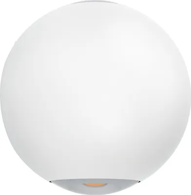 Produktbild von EGLO LED Außen Wandlampe Abugo, 2 flammige Außenleuchte, LED Wandleuchte aus Aluminium-Guss in Weiß und Glas in Klar, LED Außenlampe warmweiß, IP54
