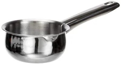 Produktbild von IBILI Stielkasserolle Prisma gewölbt, Edelstahl, 10 cm, Silber
