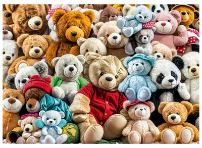 Produktbild von Educa Puzzle Teddybären - 500 Teile Tiere Motiv für Erwachsene