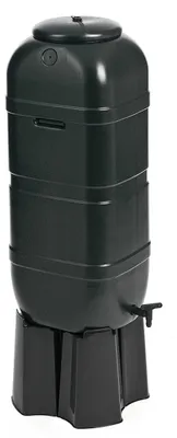 Productafbeelding van Jerrycan Watercontainer - 100 Liter Zwart Kunststof - Wateropslag Tank