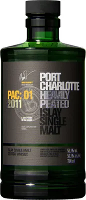 Produktbild von Port Charlotte PAC 01 2011 56,1% Vol. 0,70 Ltr. Flasche