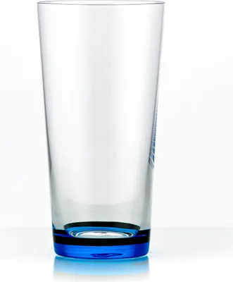 Produktbild von Bohemia Longdrinks Kristallglas Wassergläser 400 ml blau schwarz 6er Set