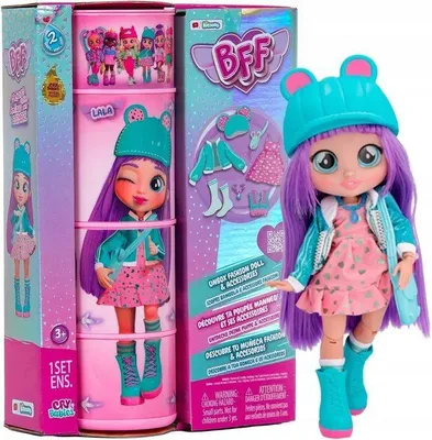 Produktbild von Cry Babies Bff Puppe Lala-Lieblingsspielzeug Für Kinder, 180X270x60 Mm
