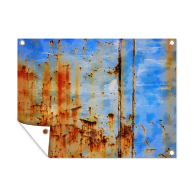 Obrázek produktu pro MuchoWow® Zahradní plakáty - Ocel - Rez - Vintage - 60x80 cm - Zahradní dekorace