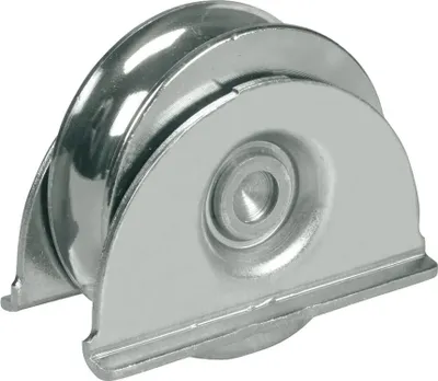 Zdjęcie produktu dla 80 mm Kółko z okrągłym rowkiem 20,5 mm we wsporniku z łbem wpuszczanym
