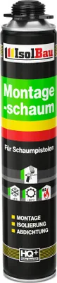 Produktbild von Isolbau - Bauschaum Montageschaum 1 x 750 ml PolyurethanSchaum 1K Pistolenschaum Zargenschaum - Isolierung Abdichtung für Innen und Außen