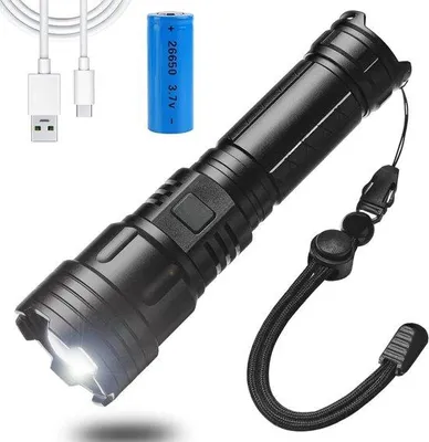Obrázek produktu pro Černá vodotěsná svítilna USB-C s výkonem 12 000 lumenů