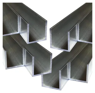 Produktbild von Aluminium U-Profil 25 x 25 x 25 x 2 mm AlMgSi0,5