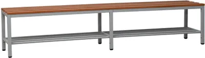 Produktbild von Gürkan Schuhbank 107216 grau, buche Holz 150,0 cm