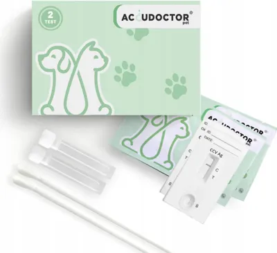 Produktbild von Accudoctor 2 Test FHV+ FCV Schnelltest für Hunde, einfach anzuwenden