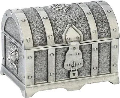 Produktbild von Famanu Schmuckschatztkasten aus Zinklegerung - Silber