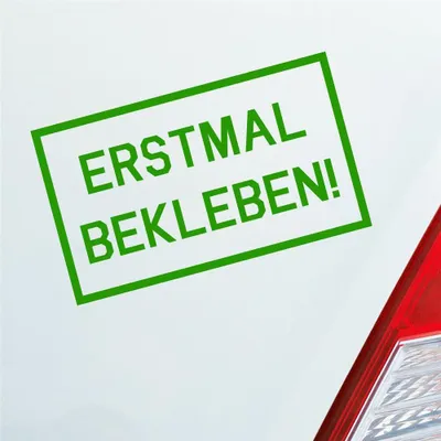 Produktbild von Auto Aufkleber Reingeguckt! Verarscht Prank Lustig 16x10 cm Hellgrün Sticker Heckscheibenaufkleber
