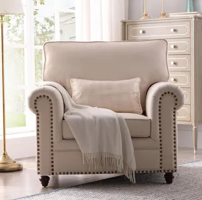 Produktbild von Sofagarnitur 3+1 Sitzer Stoff Sofa Chesterfield Gruppe Garnituren Couch Sofas