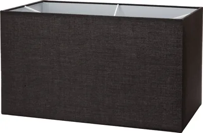 Produktbild von Lampenschirm rechteckig, schwarz, 40x22x24cm