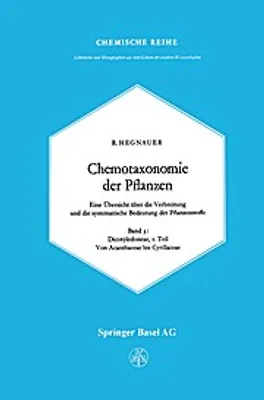 Produktbild von Chemotaxonomie der Pflanzen