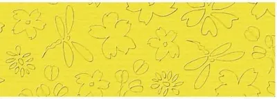 Produktbild von Prägekarton Elegance 220g/qm 23x32cm VE=5 Blatt Idylle sonnengelb