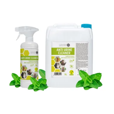 Zdjęcie produktu dla ISOKOR | Anti Urine Cleaner | 5 L + 1 L | Odour & Stain Remover | Naturalny środek czyszczący przeciwko kociemu moczowi i nieprzyjemnym zapachom