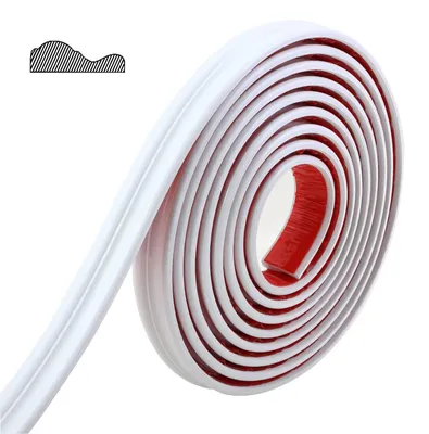 Obrázok produktu pre Samolepiaca ochranná a dekoratívna lišta z PVC, biela (5x32 mm)