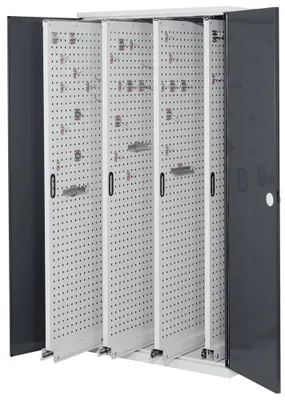 Produktbild von Kappes ®RasterPlan Vertikalschränke 1950x1000x600mm Modell 83 Doppelwandtüren anthrazitgrau