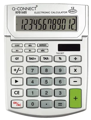 Obrázek produktu pro Stolní kalkulačka Q-Connect KF01605 - 12místný displej