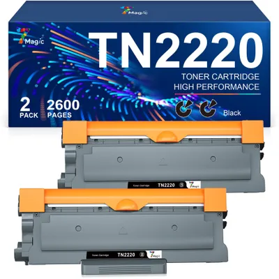 Tonerkartusche TN2220 für Brother, 2er-Pack, Schwarz