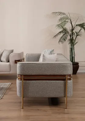 Produktbild von Sofa Couch Dreisitzer Modern Polster Sitz Design Textil Couchen Sofas Neu