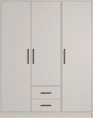 Produktbild von Masseno Drehtürenschrank VANO 150/190/56cm 3-türig Kaschmir