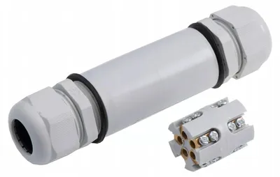 Zdjęcie produktu dla Mufa kablowa skręcana 5x6mm IP66 E.4204
