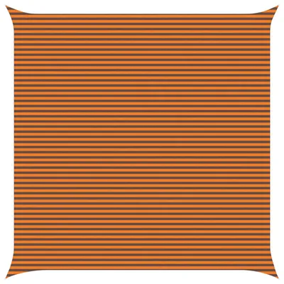 Obrázek produktu pro vidaXL Sluneční plachta, oranžová a hnědá, 7 x 7 m, 100 % polyester Oxford