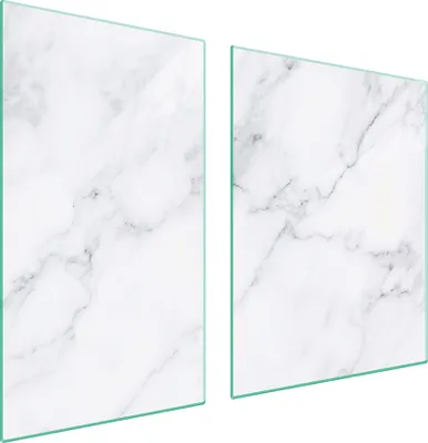 Produktbild von Glasplatte und Schneidebrett 100x52 Marmor
