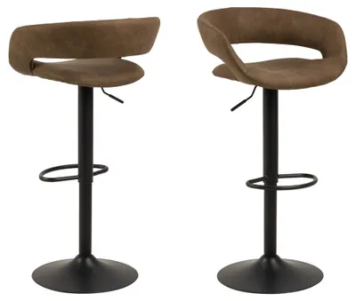 Image de Grace Tabouret de bar, marron.