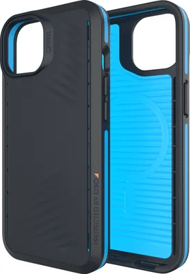 Produktbild von GEAR4 Vancouver Snap, Cover, Apple, iPhone 13, 15,5 cm (6.1"), Schwarz, Blau