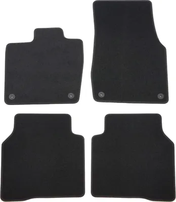 Image de Tapis De Sol De Qualité Supérieure Noir Pour Volkswagen ID.7 Depuis 2024 4pcs, Ajustement Précis, Base Antidérapante, avec Attaches