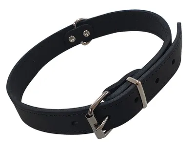 Immagine prodotto di Collana Nobby "TABIL" nera 60 cm (46-56 cm), 25 mm