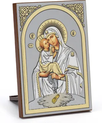 Produktbild von Ikone Gottesmutter Von Pochaev Holz 6x8,5cm christlich 11084
