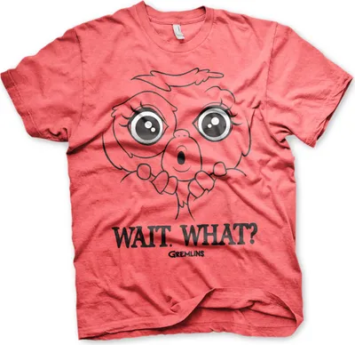 Produktbild von Gremlins - Wait. What? T-Shirt - XX-Large - Red-Heather