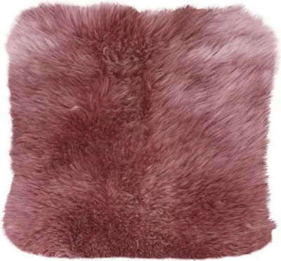 Zdjęcie produktu dla Heitmann Felle Lammfell-Kissen mit Reißverschluss Fellmaß ca. 45x45 cm, Farbe: Mauve 403MV