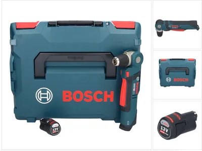 Obrázek produktu pro Akumulátorová úhlová vrtačka Bosch Professional GWB 12V-10 12 V + 1x akumulátor 3,0 Ah + L-Boxx - bez nabíječky
